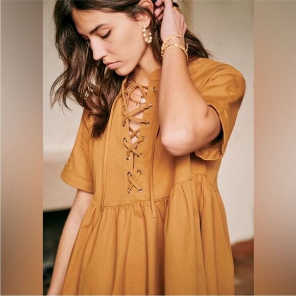 (2) Sezane Theodora Dress - Picture 1 of 6